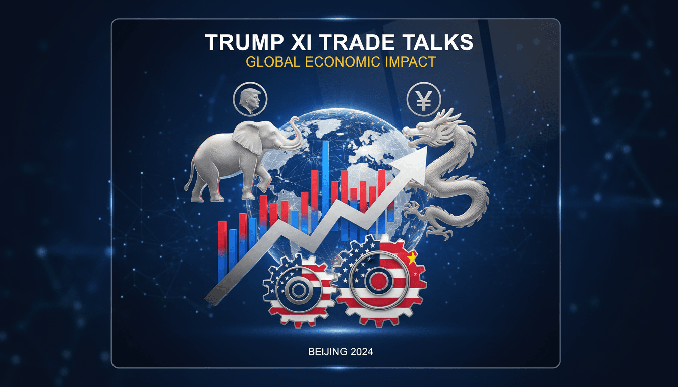 President Trump and President Xi Jinping during a trade discussion in Beijing.