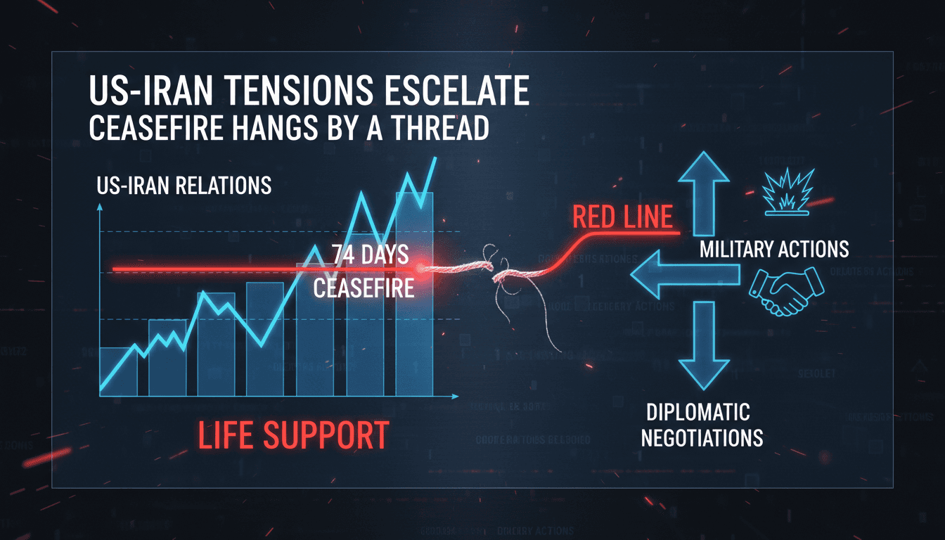 US-Iran tensions escalate as ceasefire hangs by a thread