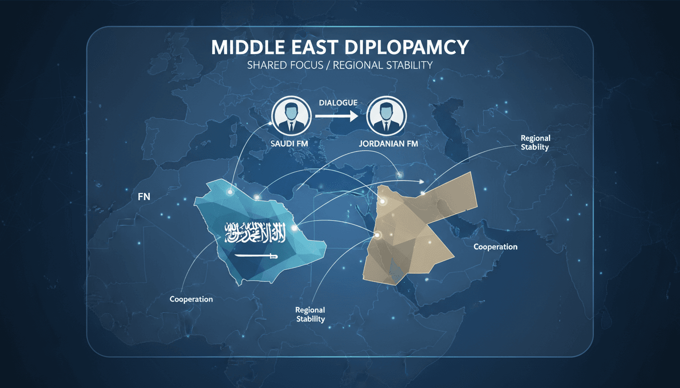 Saudi and Jordanian Foreign Ministers Discuss Regional Developments