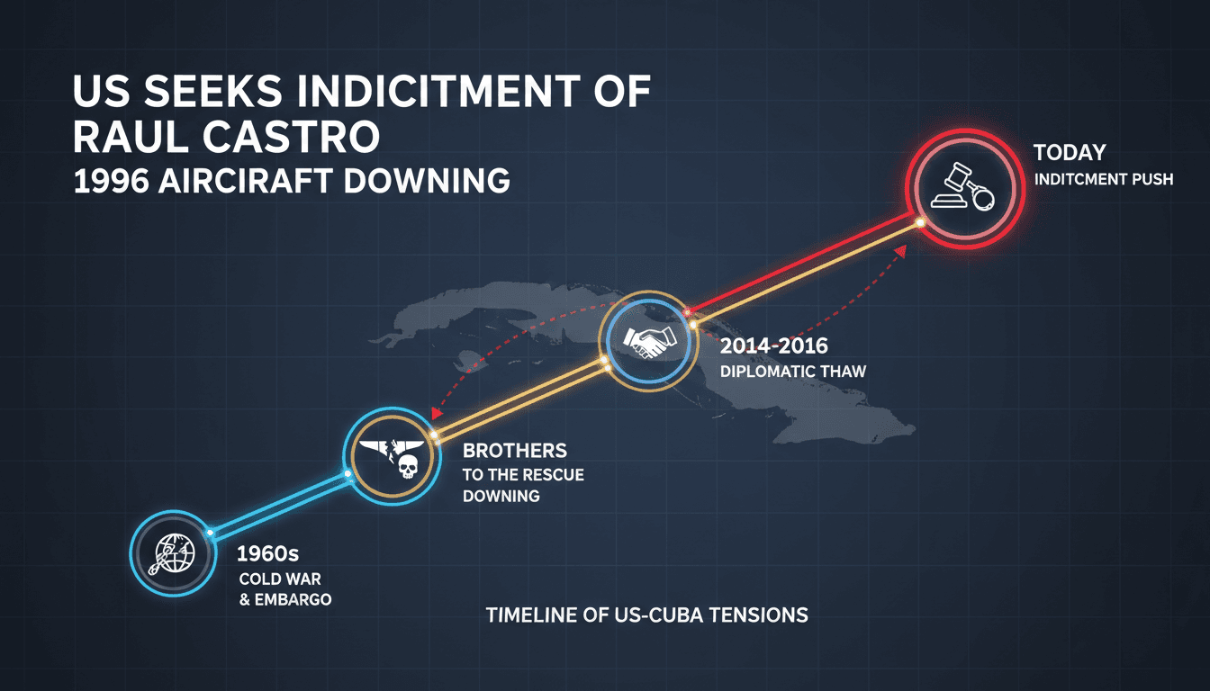 Raul Castro and the 1996 aircraft downing incident overview