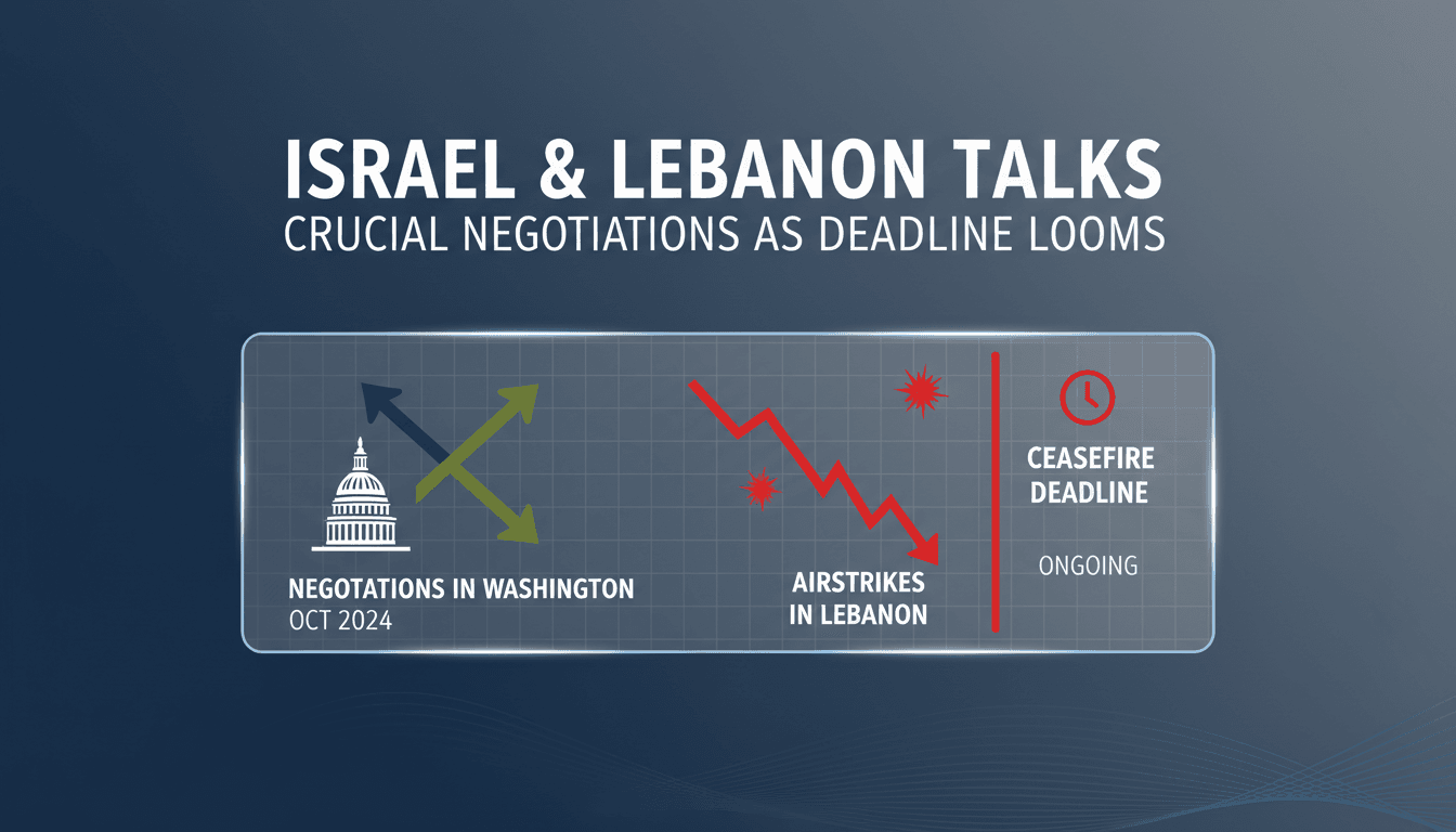 A diplomatic meeting between Israeli and Lebanese officials in Washington.