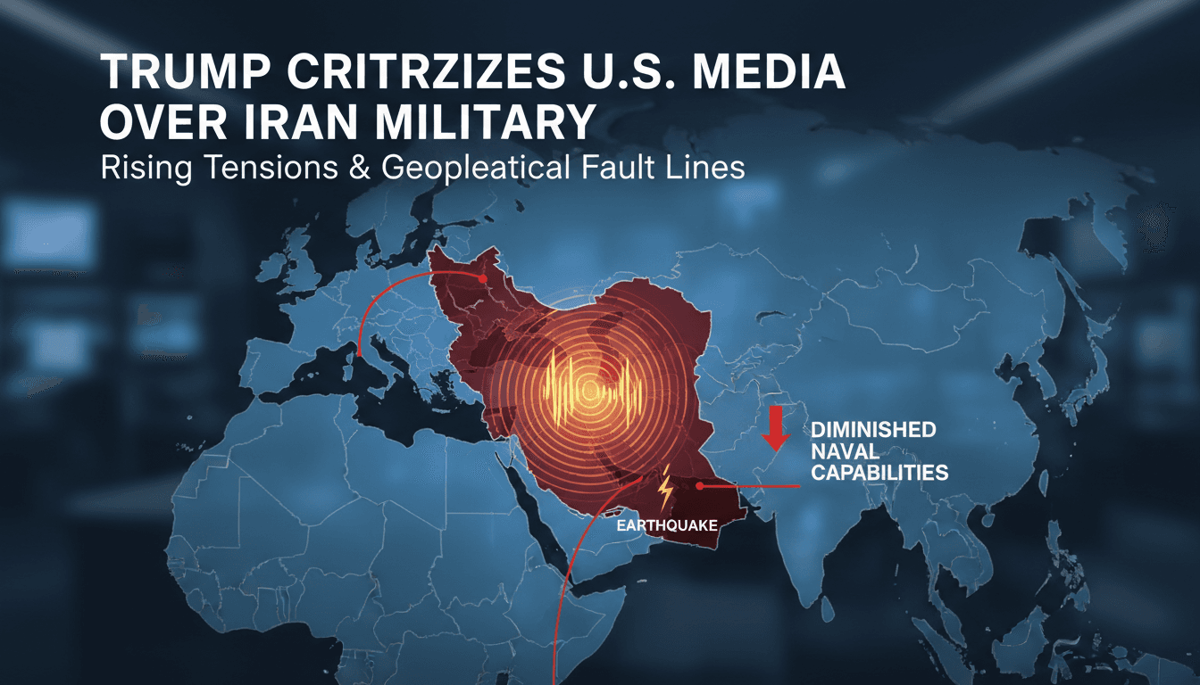Trump Criticizes U.S. Media Over Iran's Military Capabilities Amid Rising Tensions