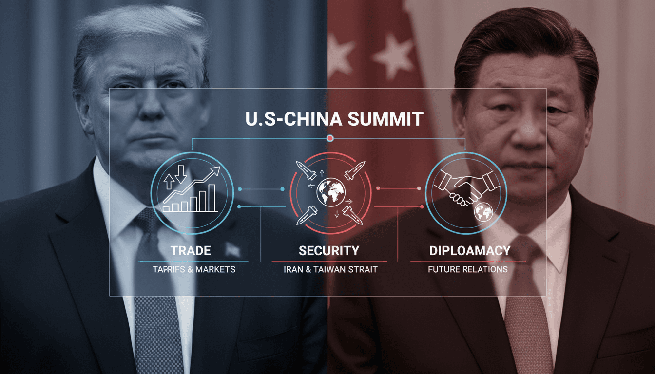 President Trump and Xi Jinping during a pivotal summit in China.