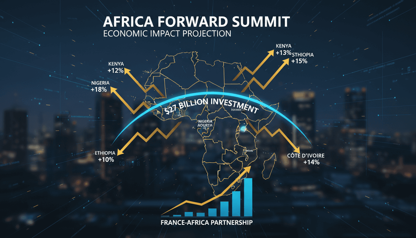 Macron announces $27 billion investment in Africa at Africa Forward Summit