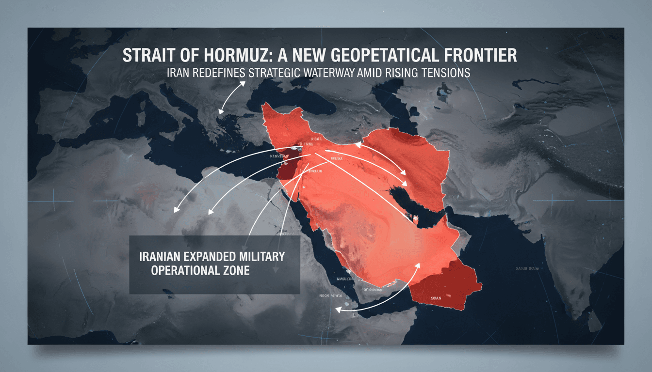Iran redefines Strait of Hormuz as expanded military operational zone