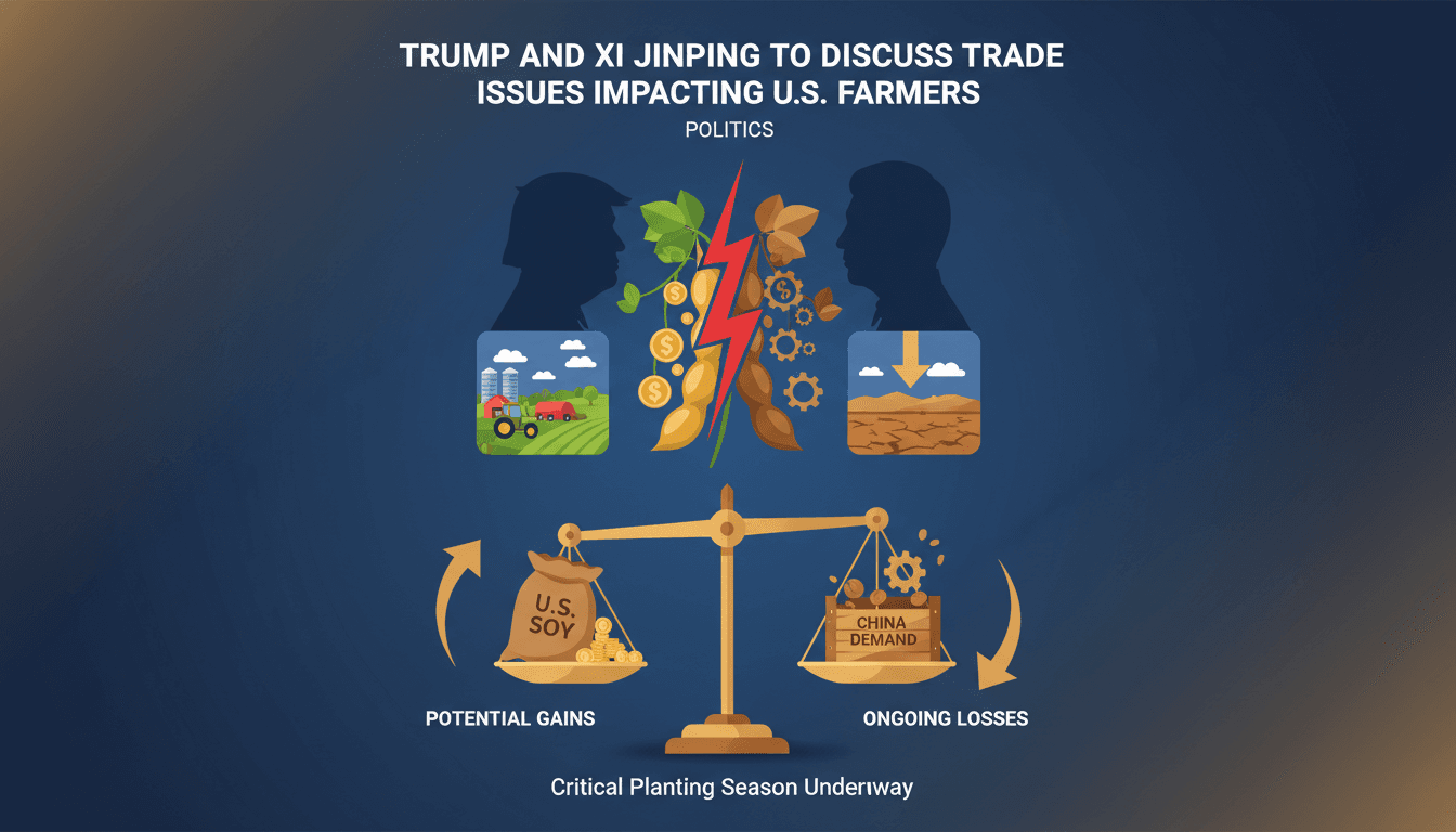 Trump and Xi Jinping to Discuss Trade Issues Impacting U.S. Farmers
