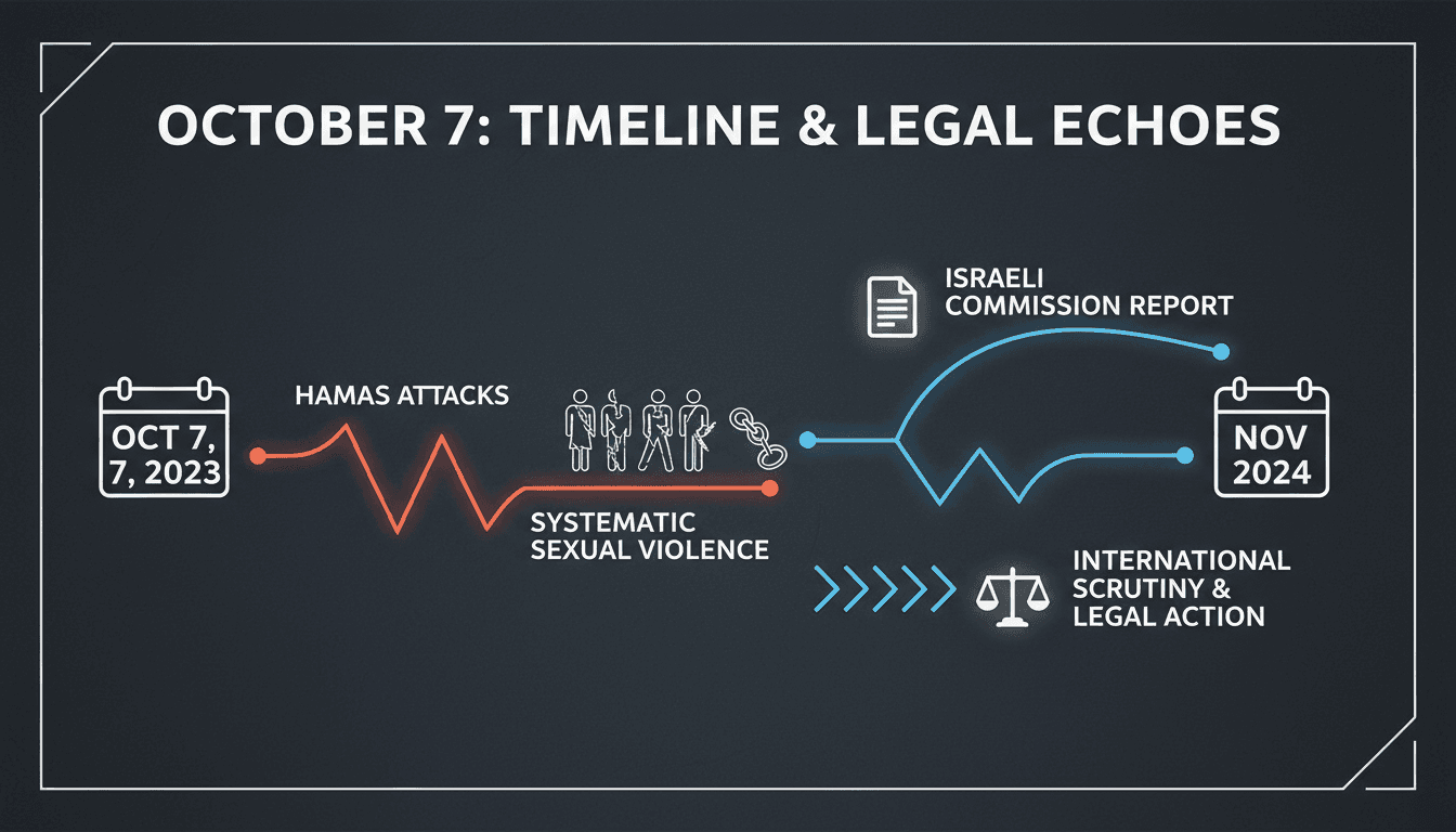 Israeli Commission Reports Systematic Sexual Violence by Hamas During October 7 Attacks