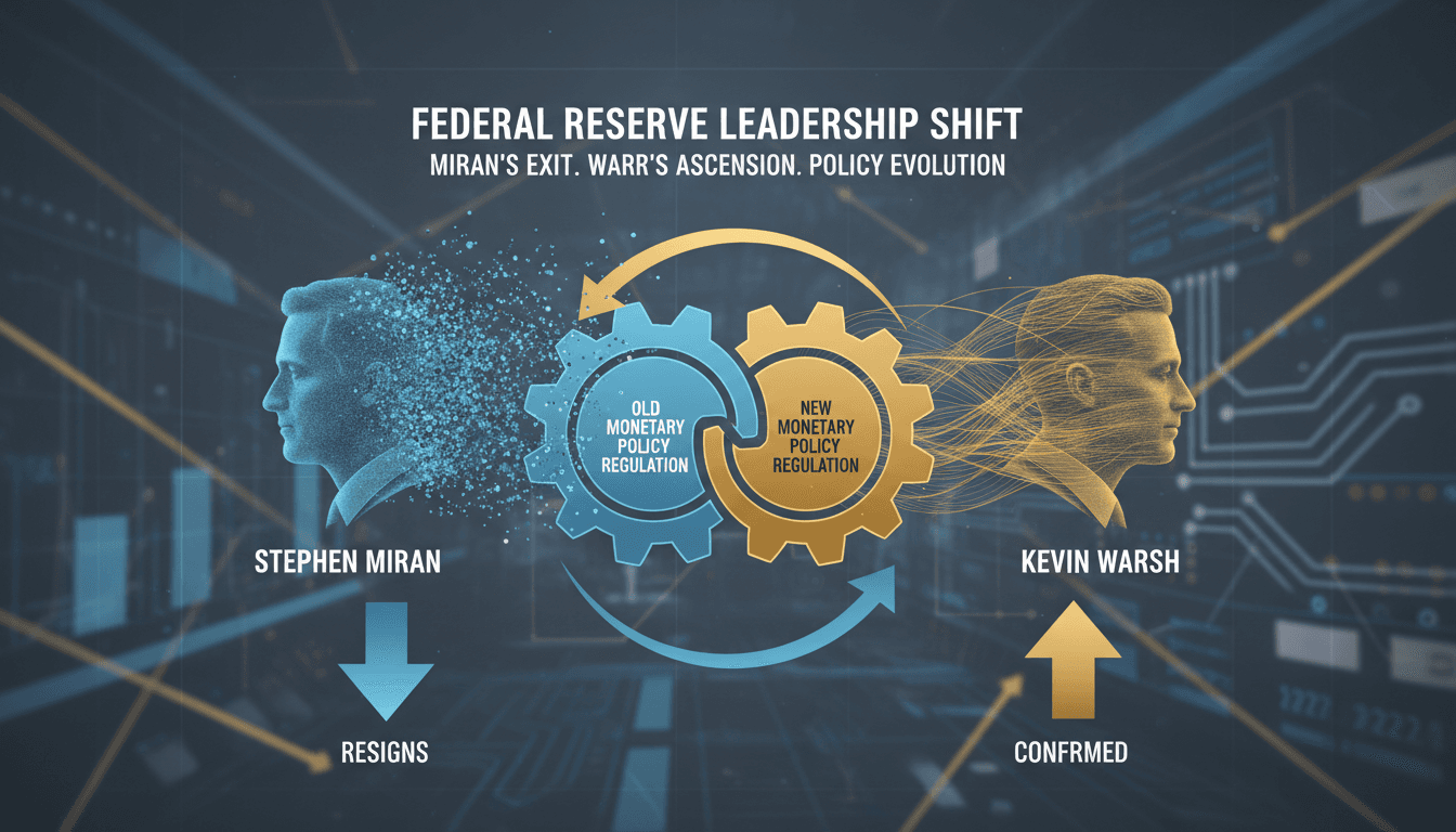 Stephen Miran resigns from Federal Reserve to enable Kevin Warsh's confirmation