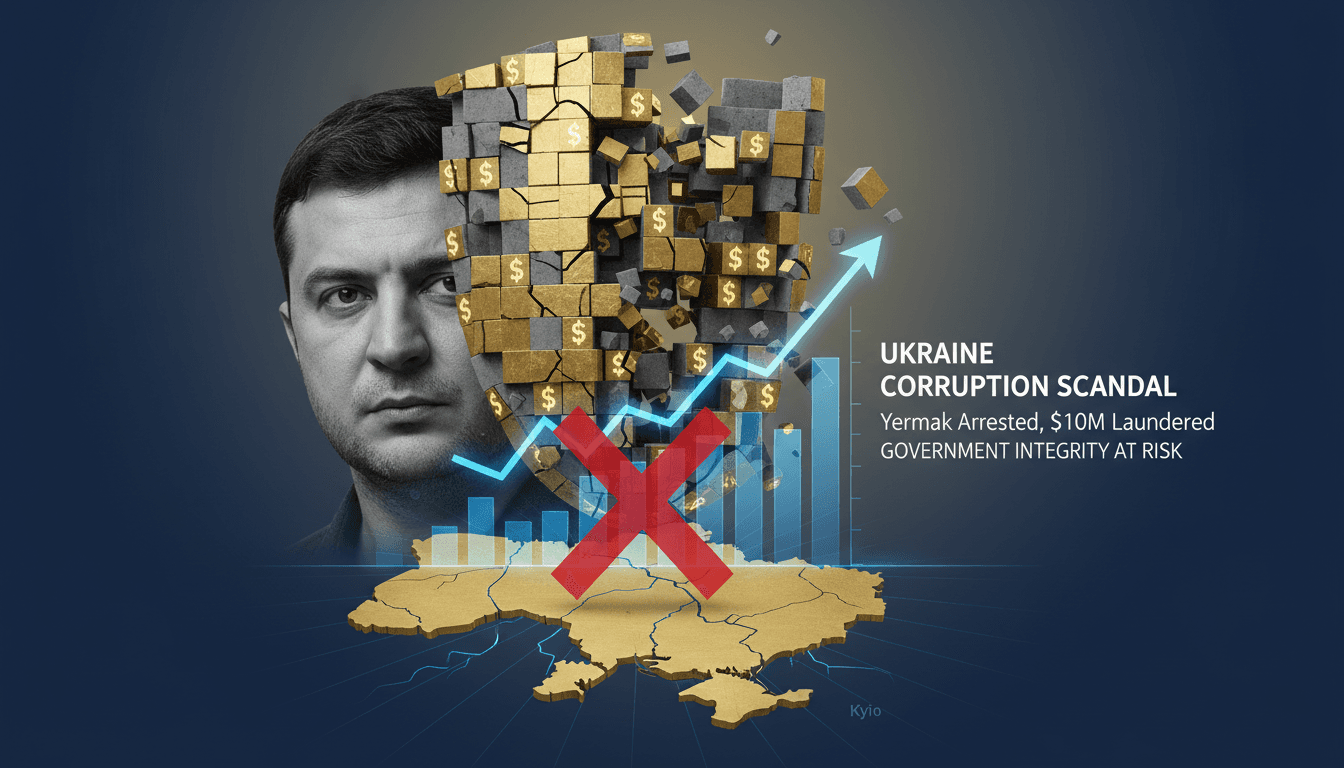 Former Ukrainian Chief of Staff Andriy Yermak Arrested in Corruption Scandal