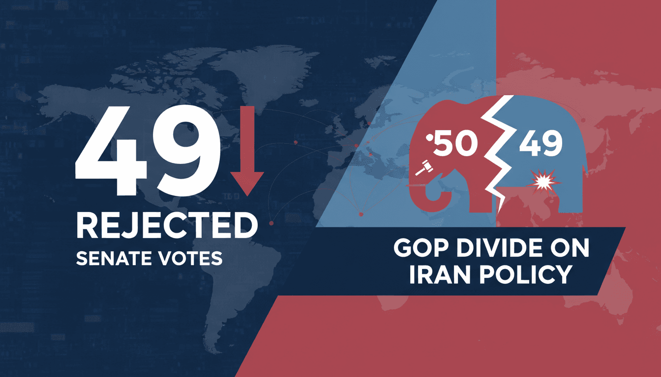 Senate Rejects Resolution to End US Military Involvement in Iran