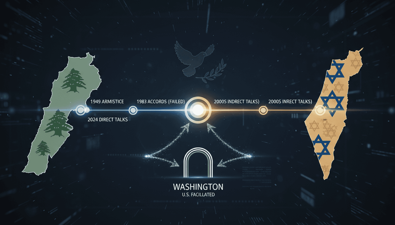 Diplomatic talks between Lebanon and Israel in Washington
