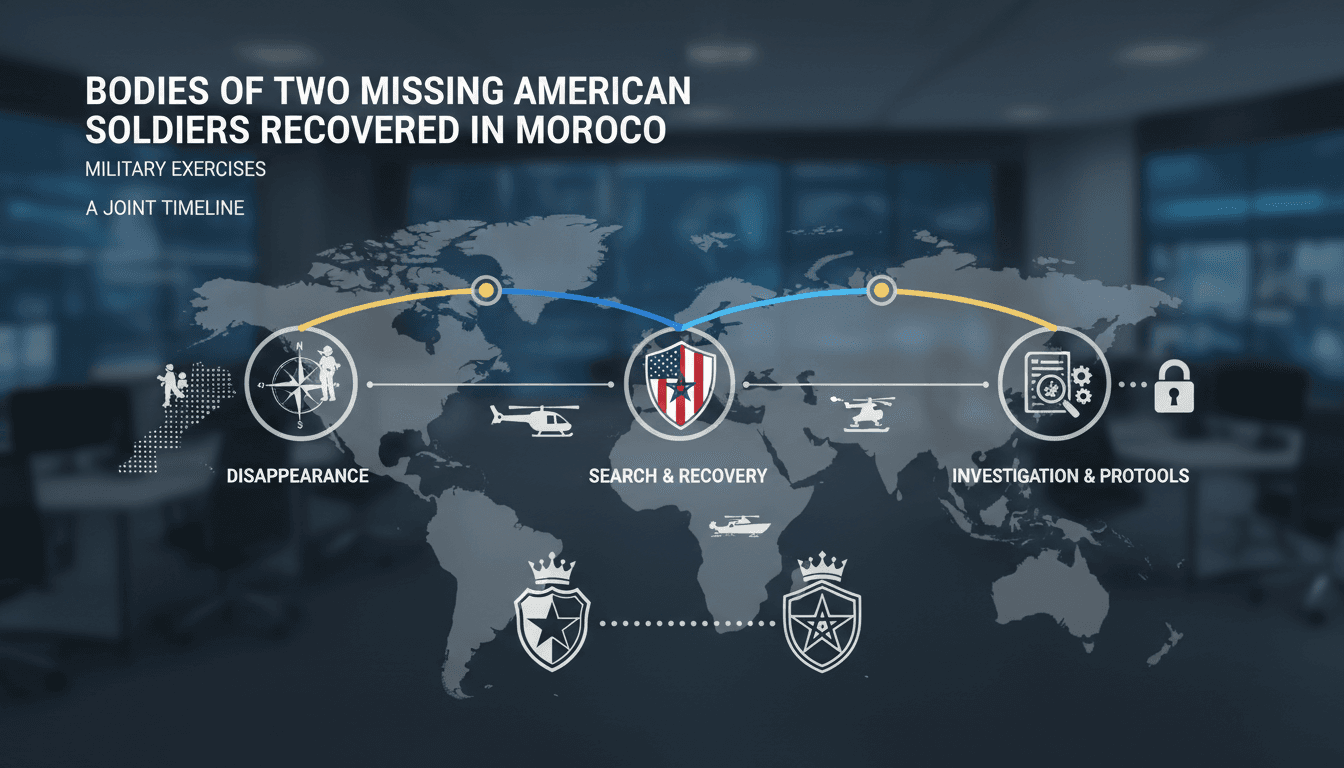 Bodies of two missing American soldiers recovered in Morocco during military exercises