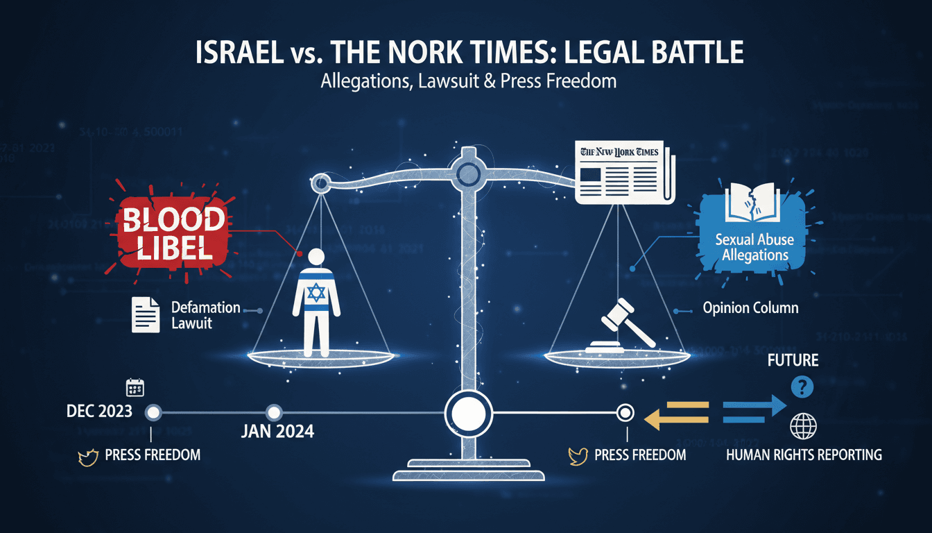 Israel initiates defamation lawsuit against The New York Times over allegations of sexual abuse