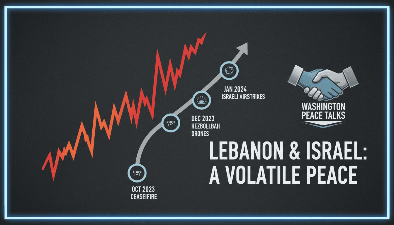 Lebanon and Israel engage in peace talks amid escalating violence
