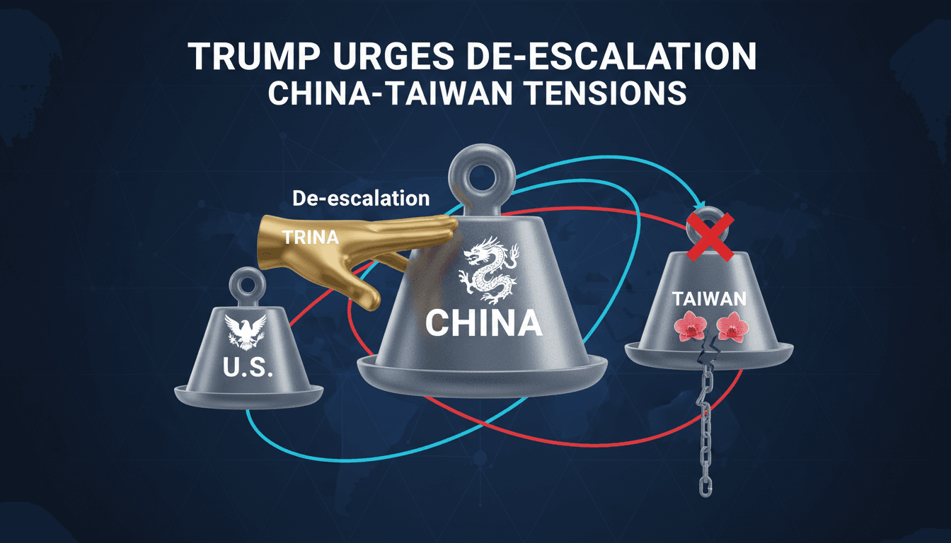 President Trump discussing U.S.-China-Taiwan relations