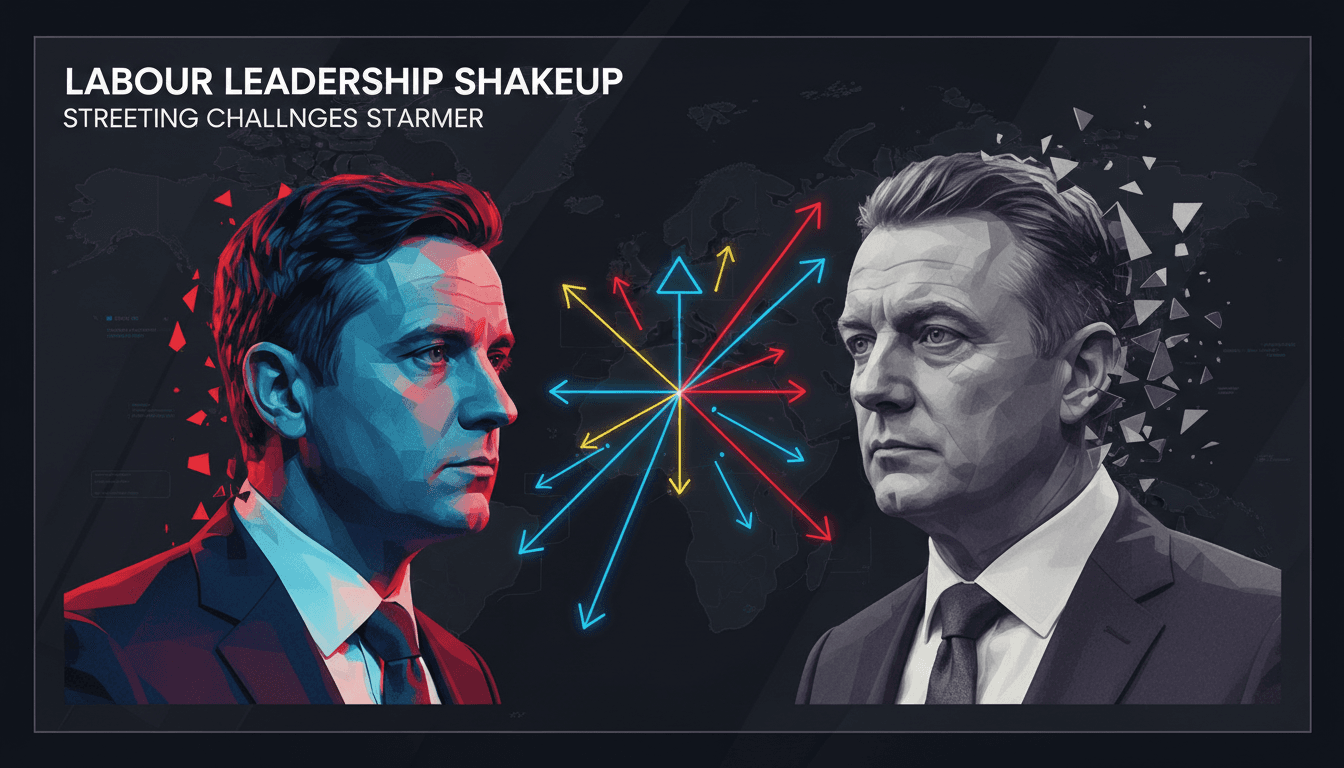 Wes Streeting announcing his leadership challenge against Keir Starmer.