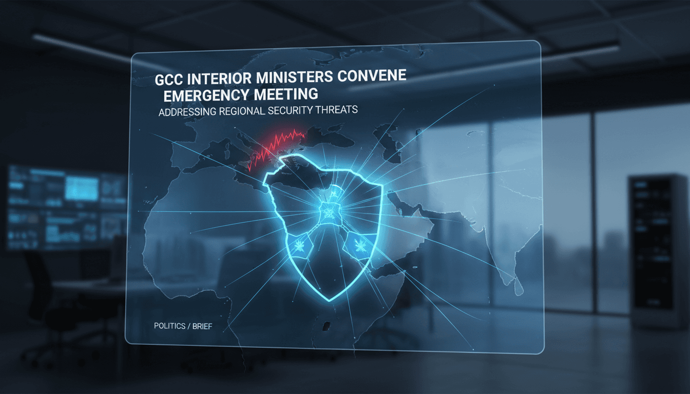 GCC Interior Ministers Convene Emergency Meeting to Address Regional Security Threats