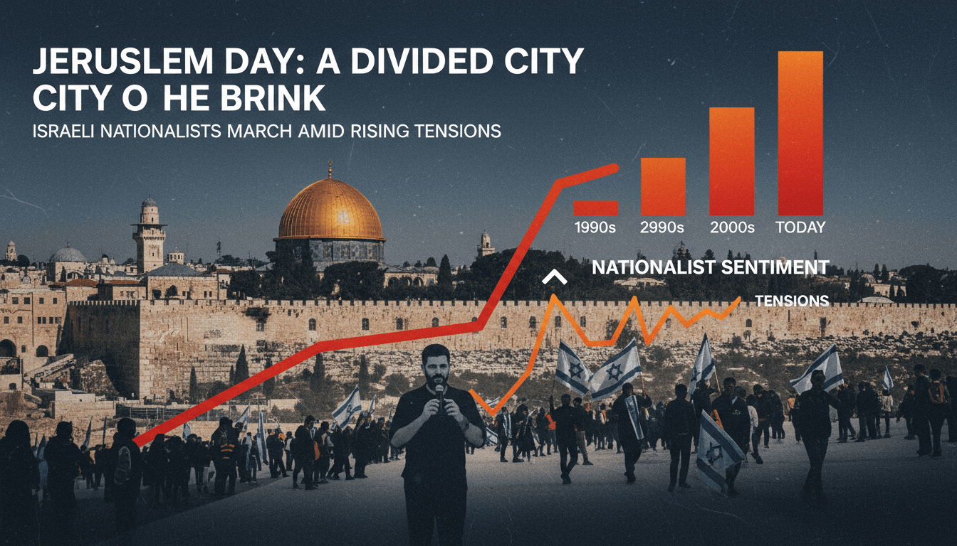 Israeli Nationalists March in Jerusalem Day Event Amid Rising Tensions