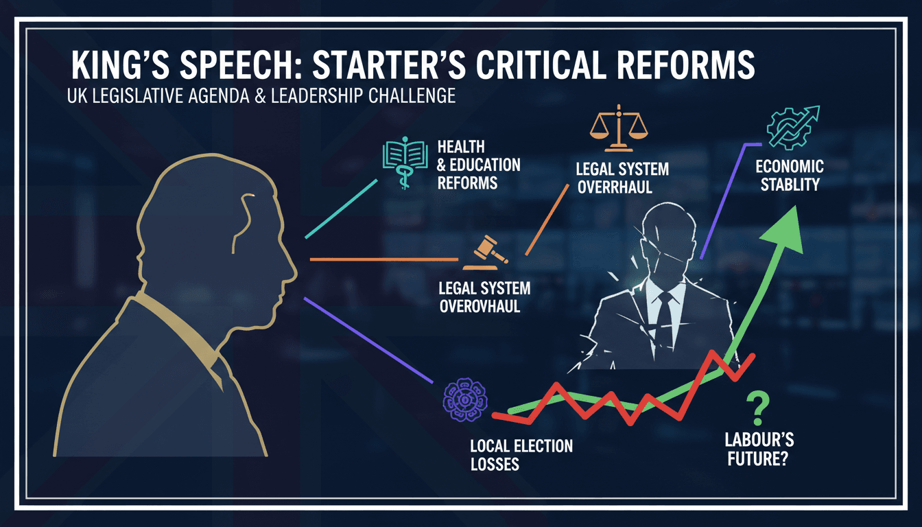 King Charles III outlines UK legislative agenda amid scrutiny of Prime Minister Keir Starmer