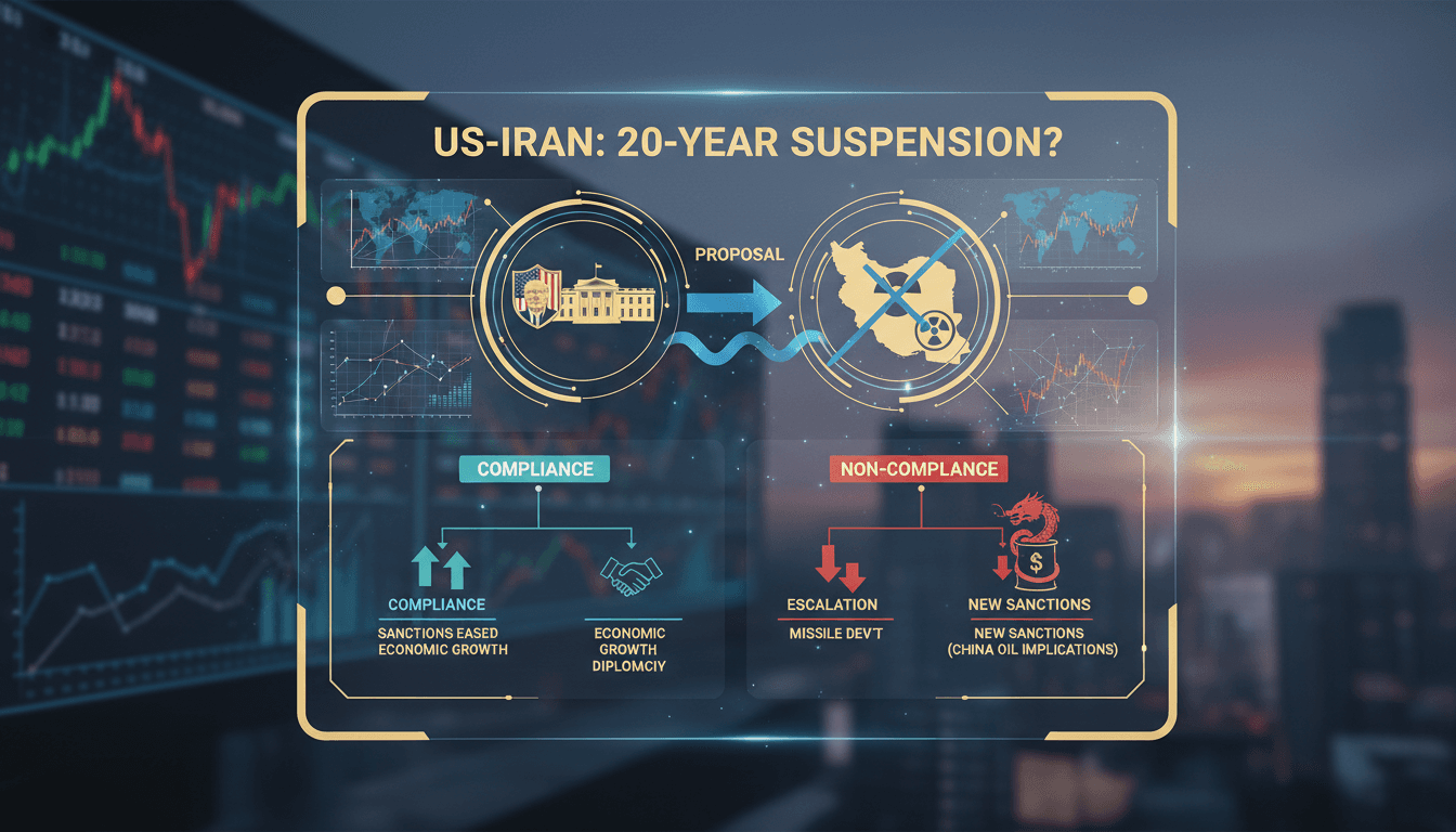 President Trump discussing Iran's nuclear program proposal