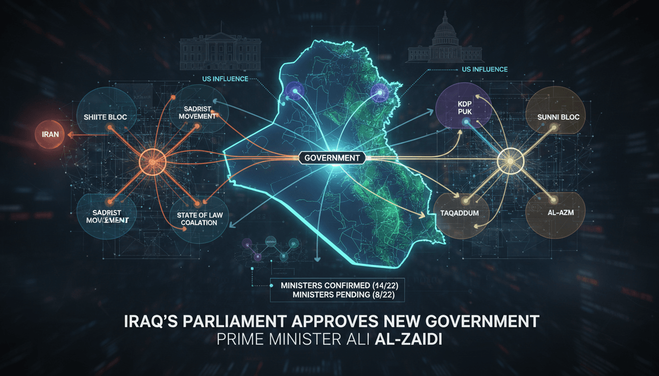 Iraq's parliament approves new government under Prime Minister Ali al-Zaidi