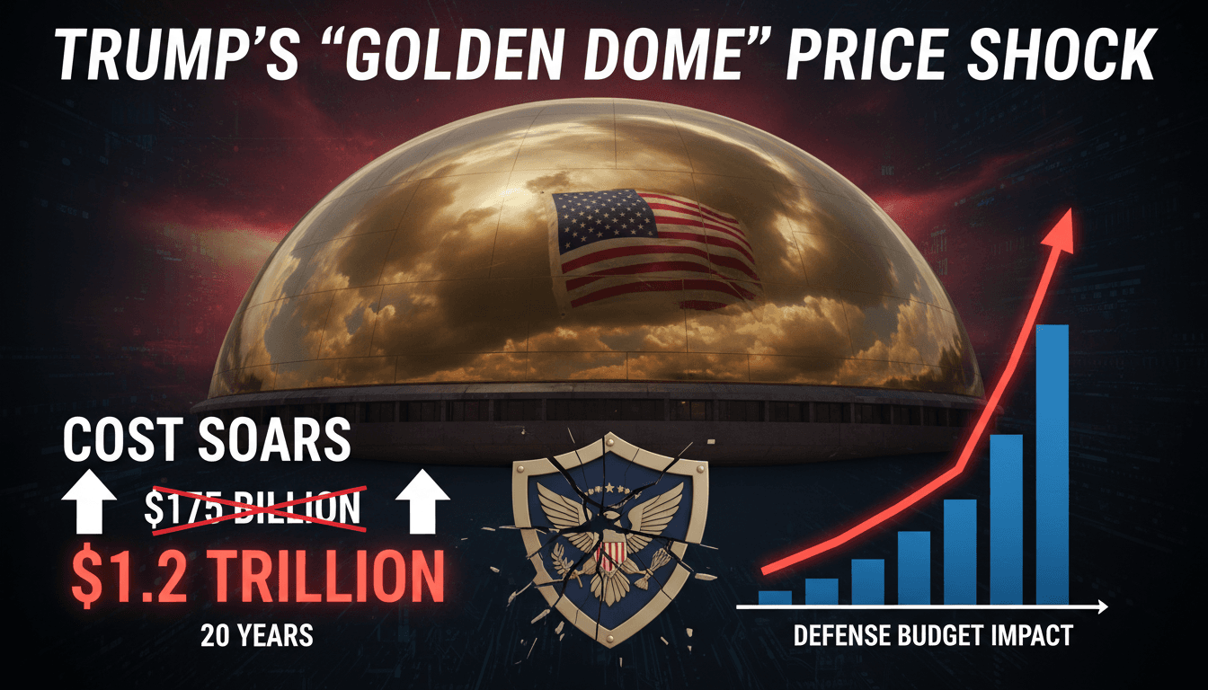 Cost of Trump's Golden Dome Missile Defense System Soars to $1.2 Trillion