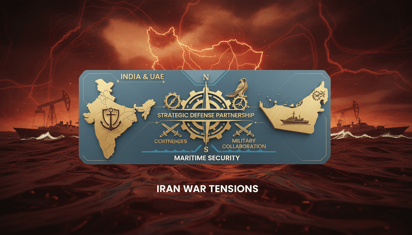 India and UAE establish strategic defense partnership amid Iran war tensions