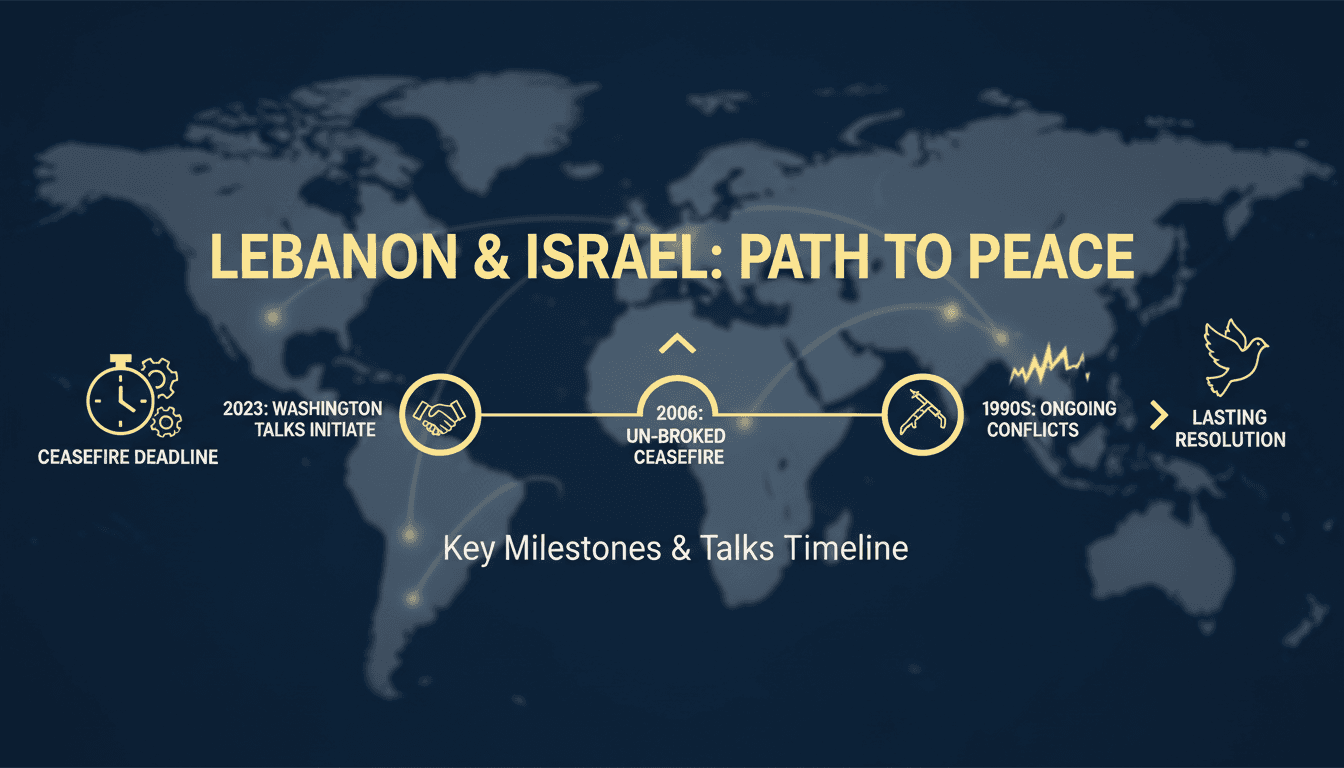 Lebanon and Israel initiate peace talks in Washington as ceasefire deadline approaches
