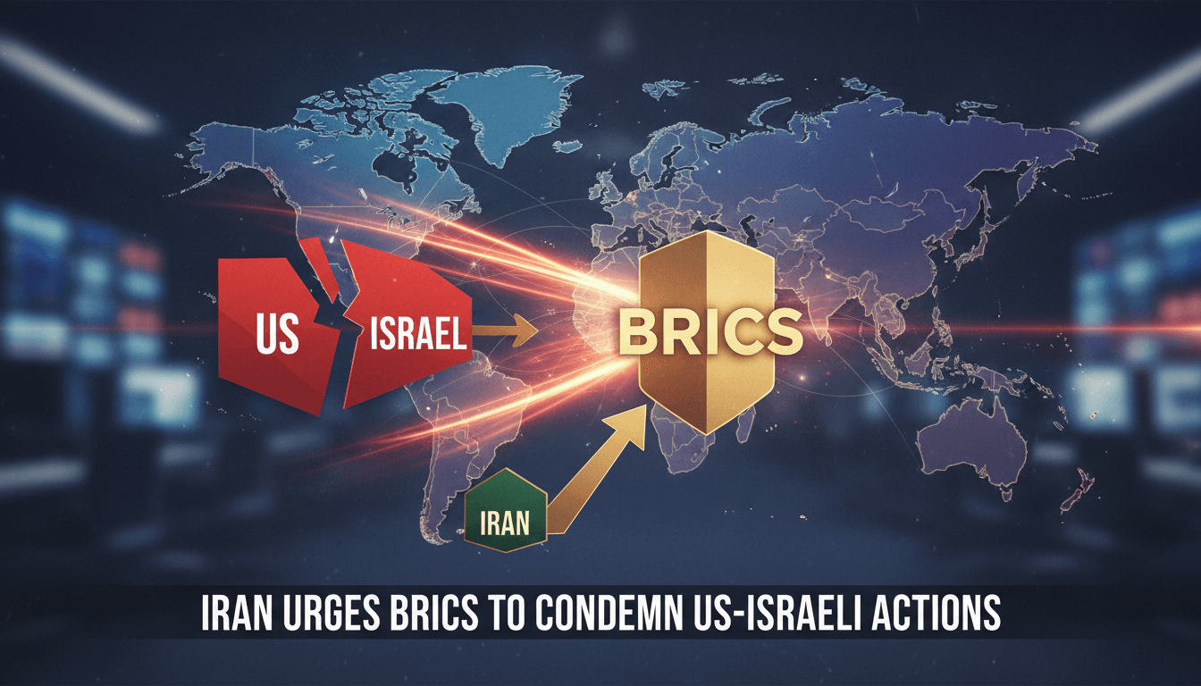 Iran urges BRICS nations to condemn US-Israeli actions
