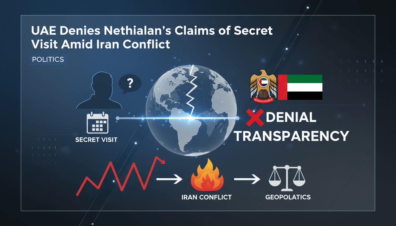 UAE Denies Netanyahu's Claims of Secret Visit Amid Iran Conflict