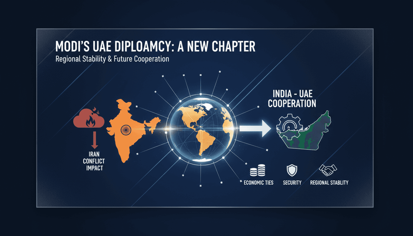 Modi concludes diplomatic visit to UAE focusing on regional stability