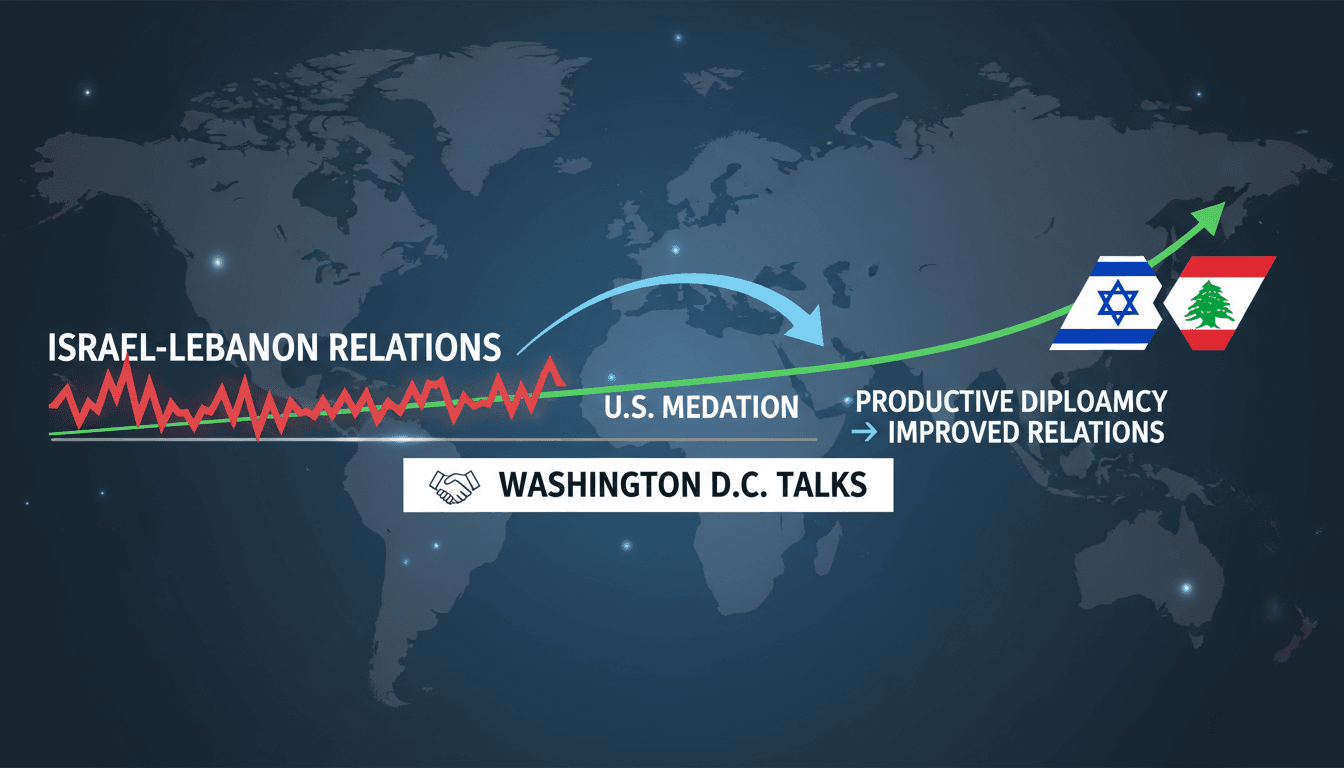 Israel and Lebanon engage in productive diplomatic talks in Washington