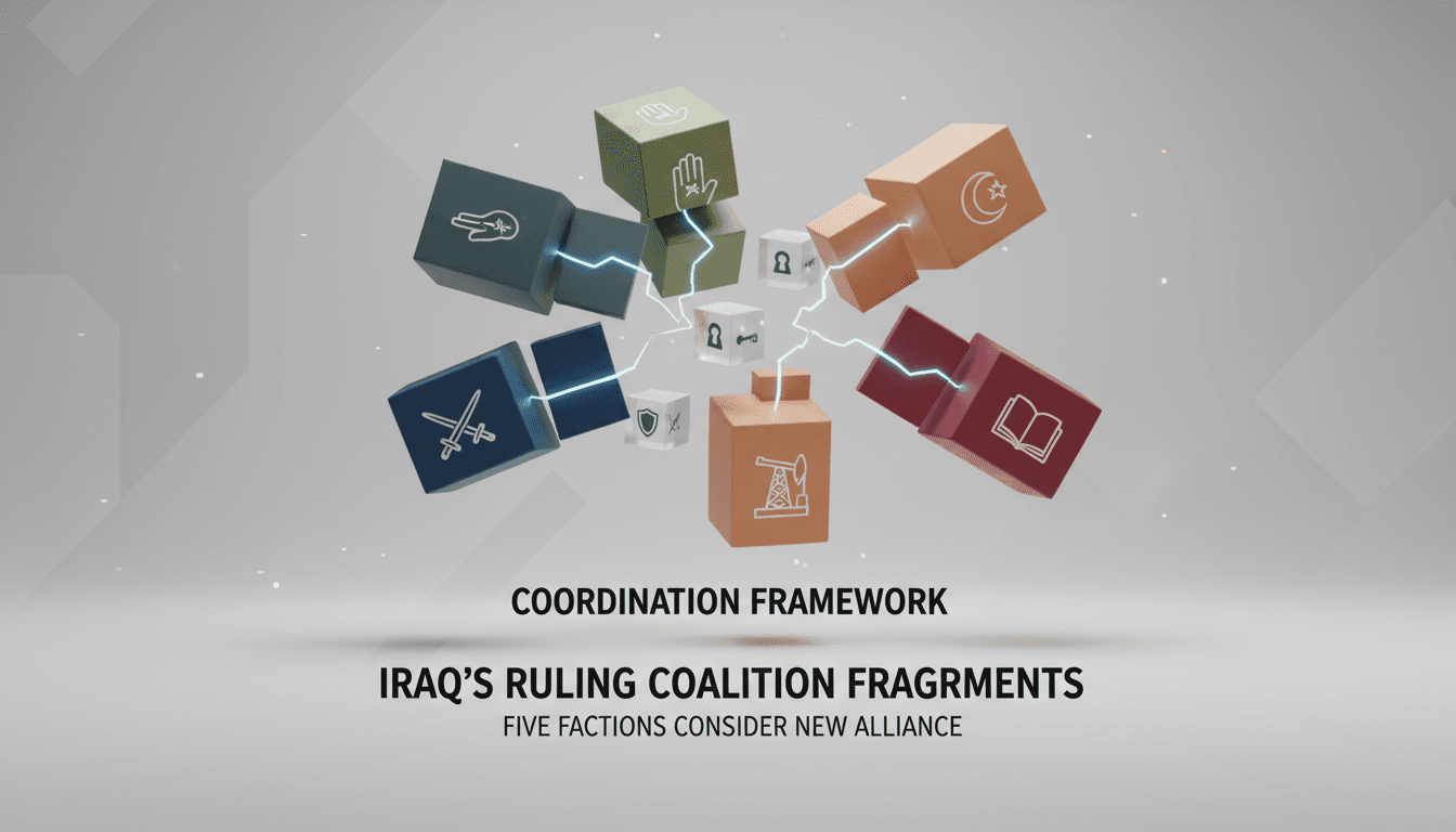 Iraq's ruling coalition faces fragmentation as five factions consider new alliance
