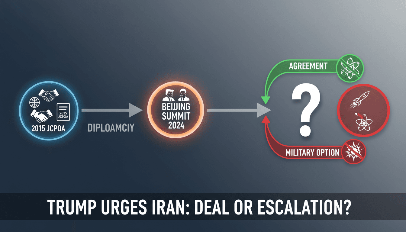 Trump Urges Iran to Finalize Nuclear Agreement Following Beijing Summit