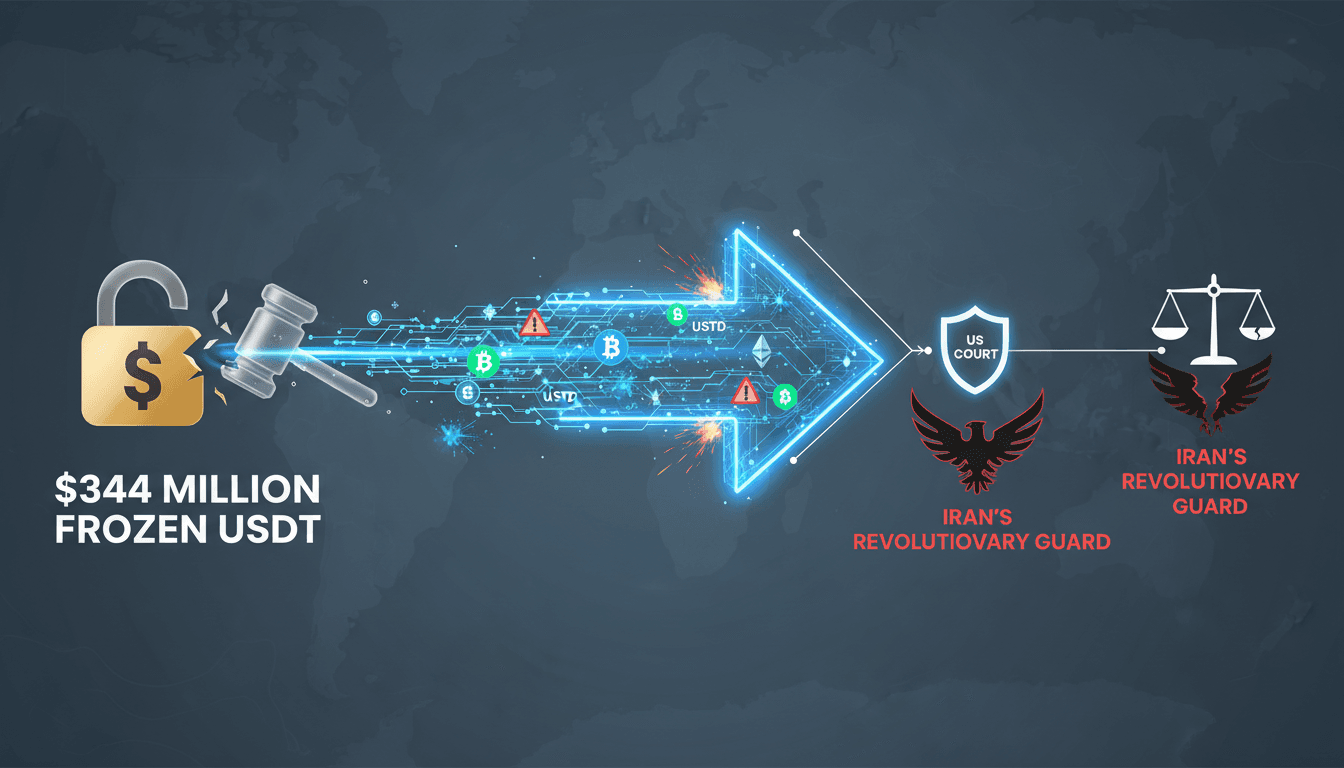 US Court Considers Release of $344 Million in Frozen USDT Linked to Iran's Revolutionary Guard