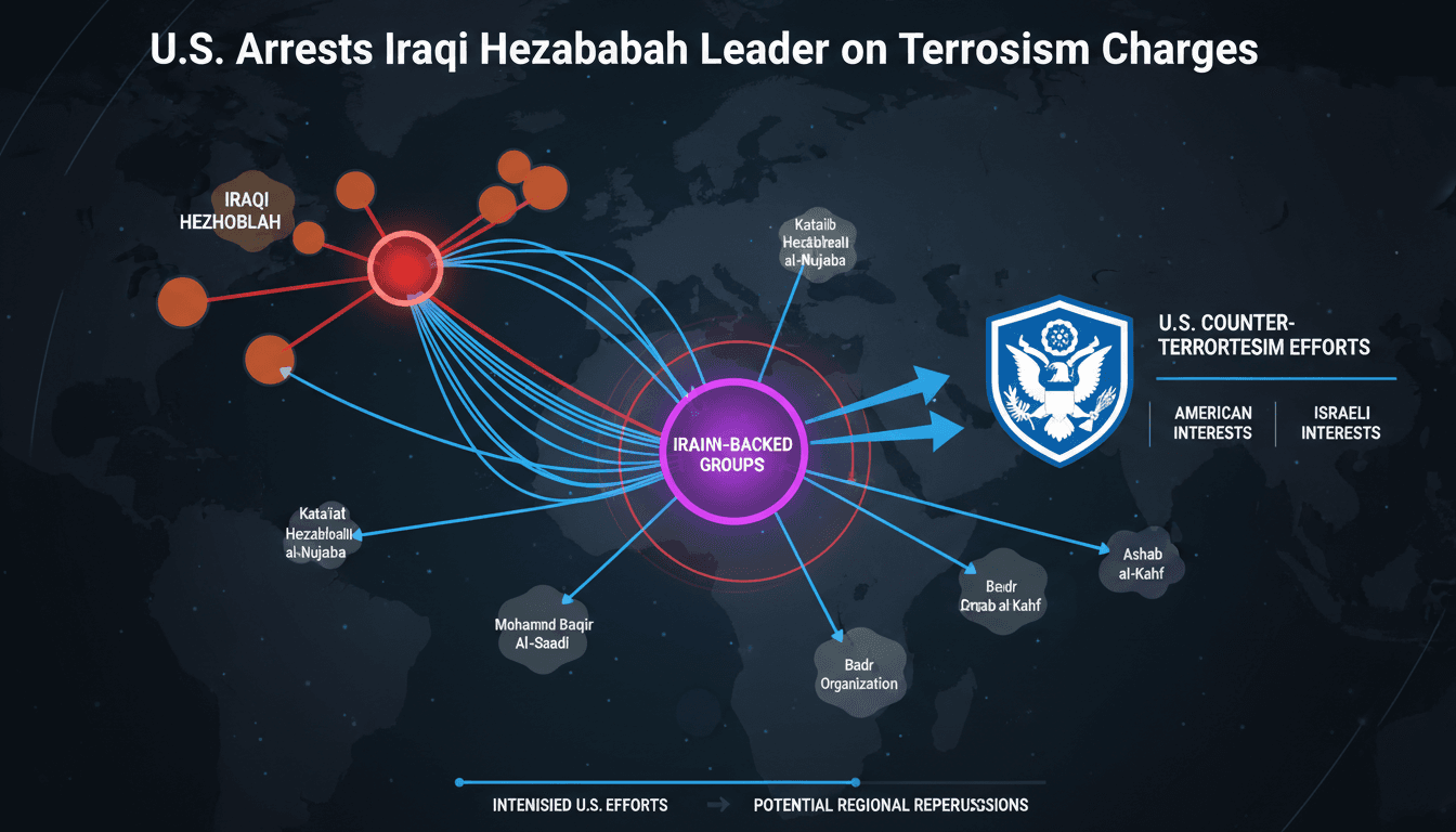U.S. Arrests Iraqi Hezbollah Leader on Terrorism Charges