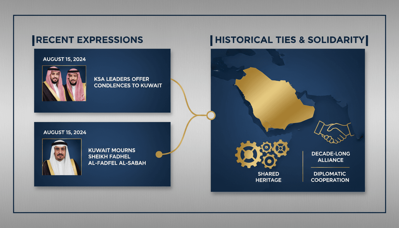 Saudi Arabia expresses condolences to Kuwait following the death of Sheikh Fadhel Al-Fadhel Al-Sabah
