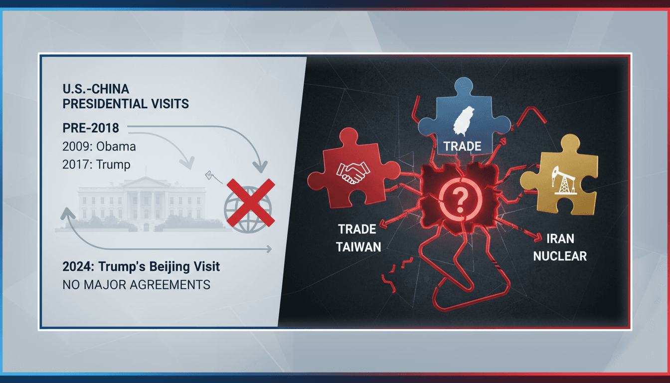 Trump's Beijing Visit Fails to Yield Major Agreements