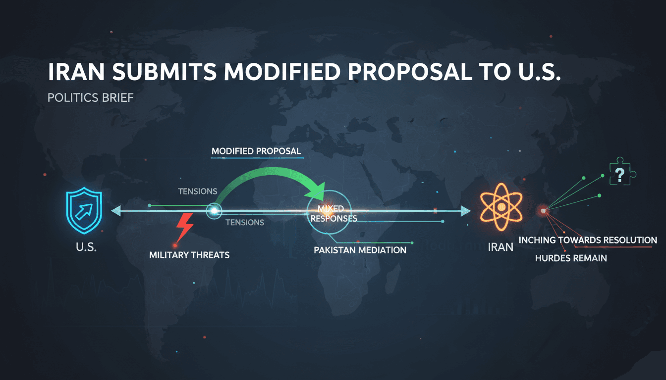 Iran submits modified proposal to U.S. amid fluctuating tensions