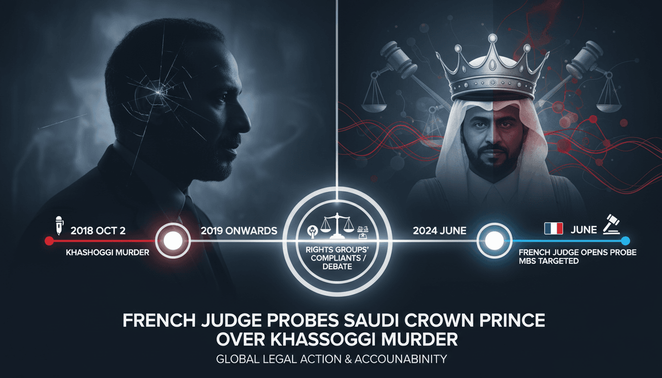 French Judge Opens Investigation into Crown Prince Mohammed bin Salman Over Khashoggi Murder