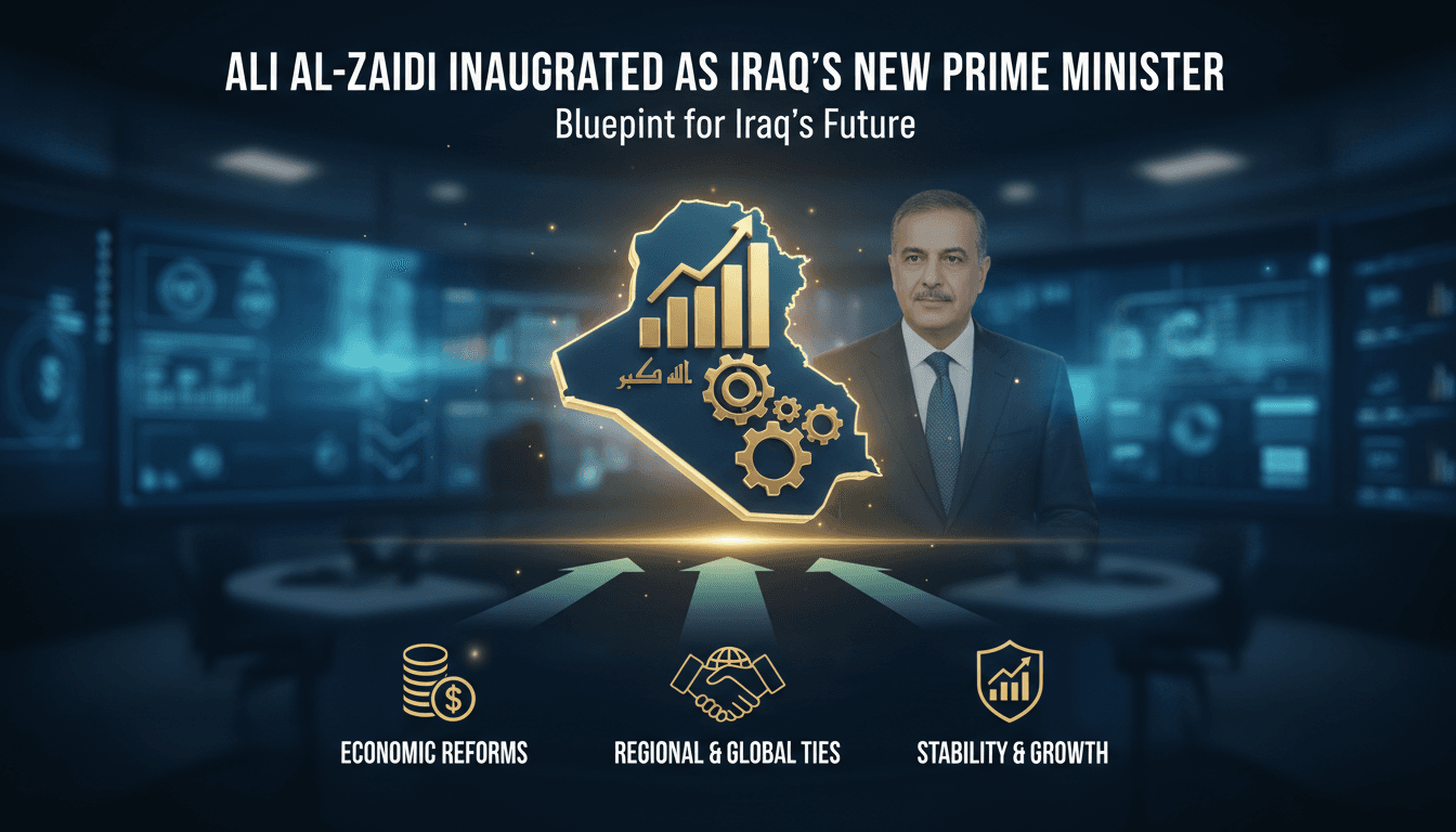 Ali al-Zaidi inaugurated as Iraq's new Prime Minister