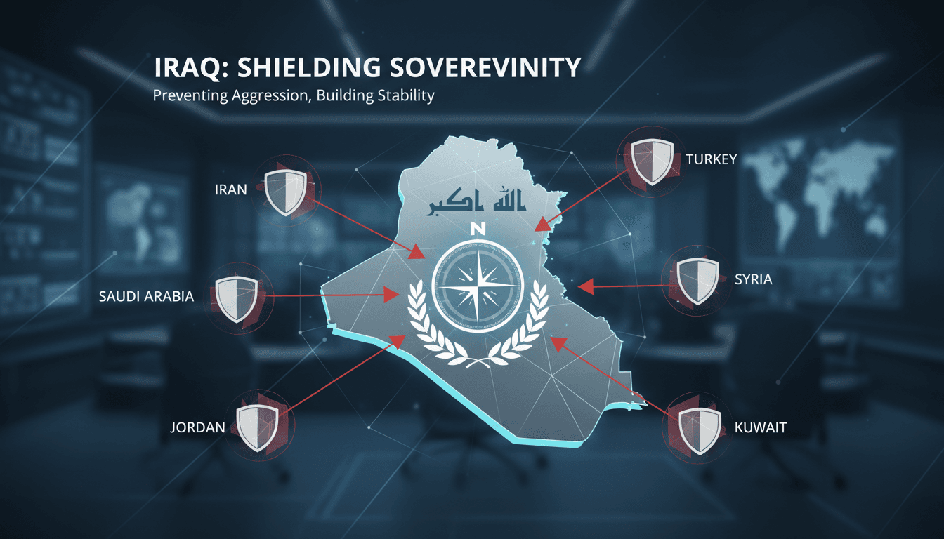 Iraqi military leadership discussing regional security commitments