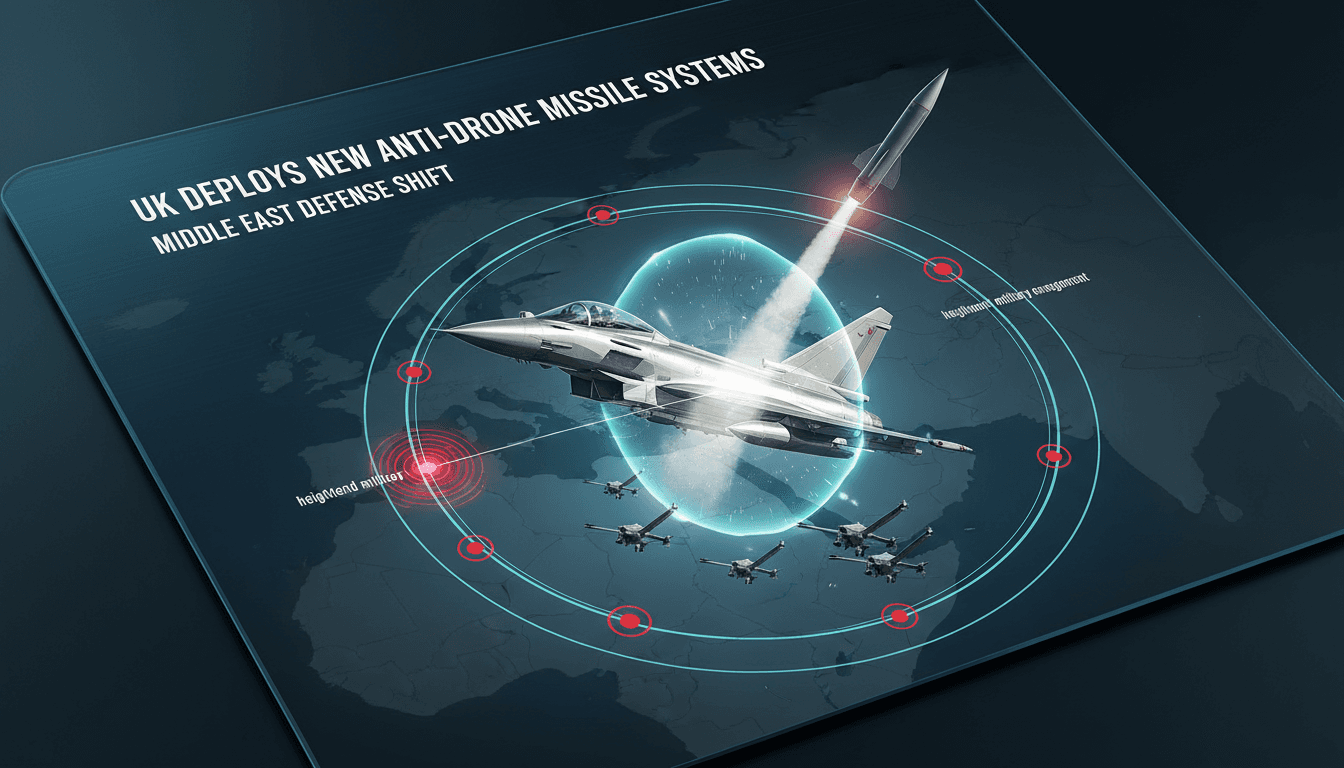 UK Deploys New Anti-Drone Missile Systems in the Middle East
