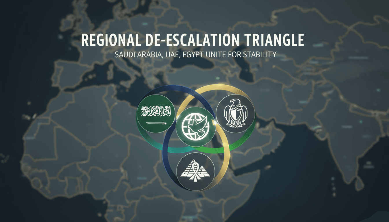 Saudi Arabia, UAE, and Egypt Engage in Diplomatic Talks for Regional De-escalation
