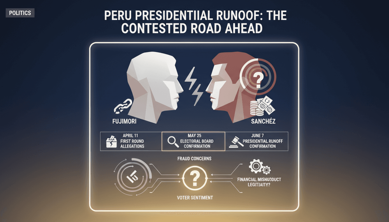 Keiko Fujimori and Roberto Sanchez to Compete in Peru Presidential Runoff