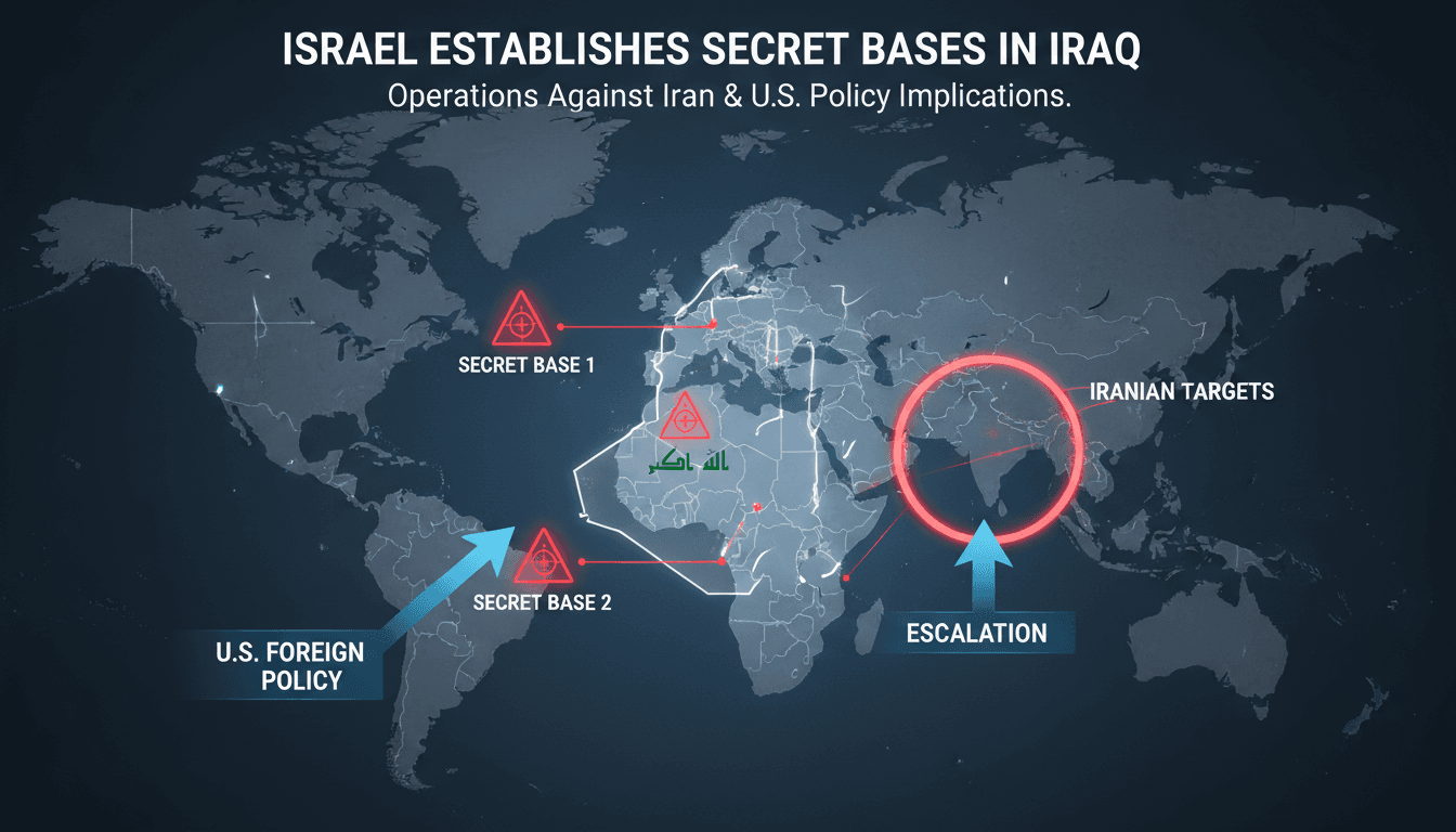Israel establishes secret military bases in Iraq for operations against Iran