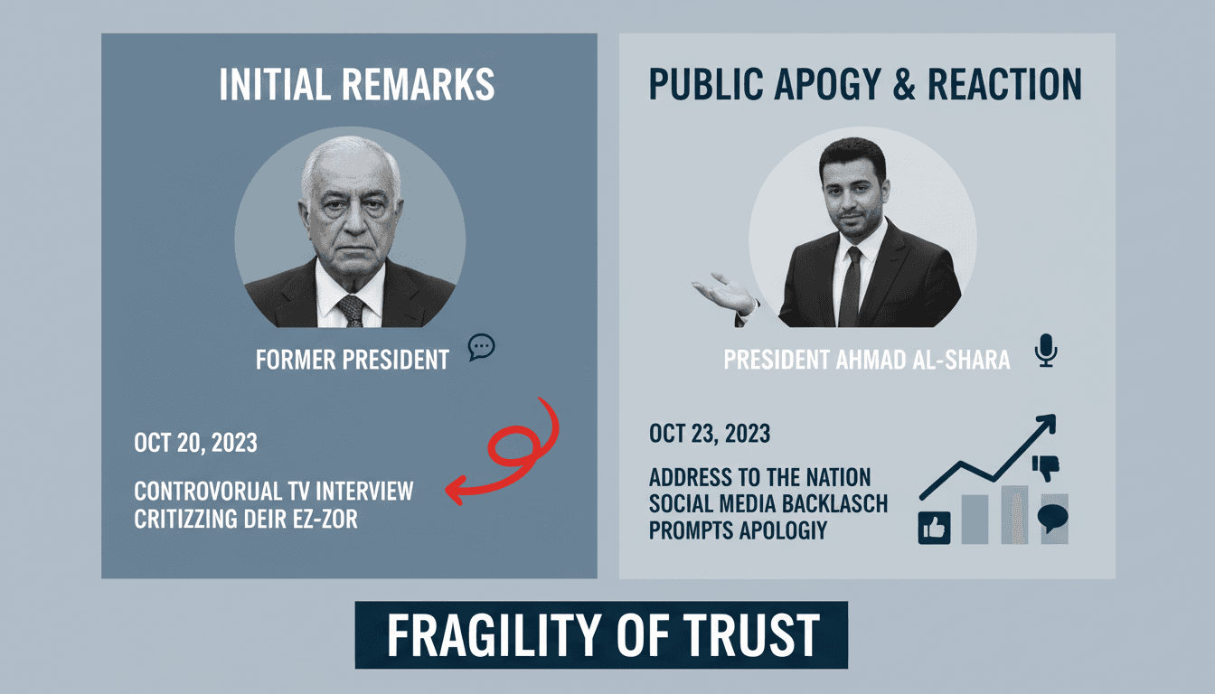 Syrian President issues apology to Deir ez-Zor residents over father's controversial remarks