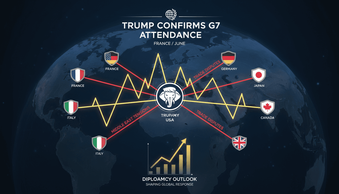 Trump Confirms Attendance at G7 Summit in France Amid Middle East Tensions