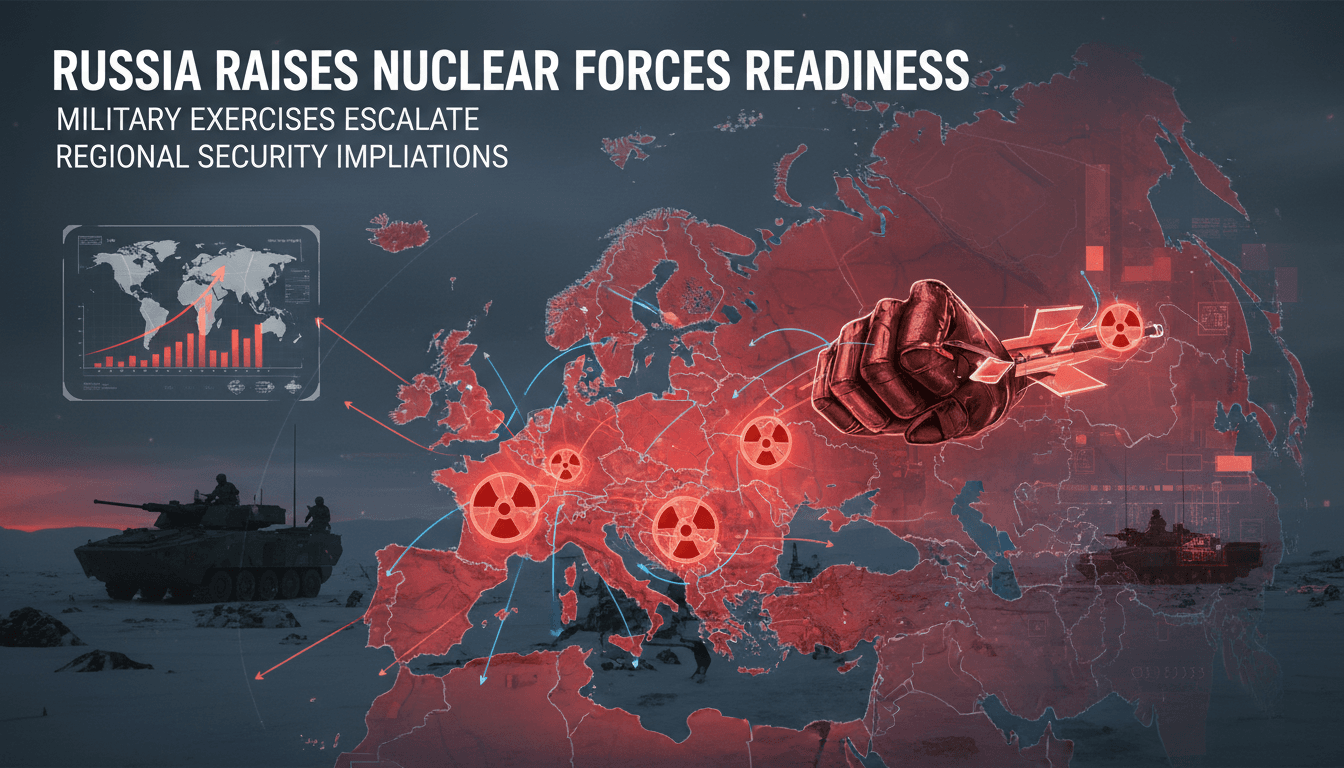 Russia Raises Nuclear Forces Readiness Amid Military Exercises
