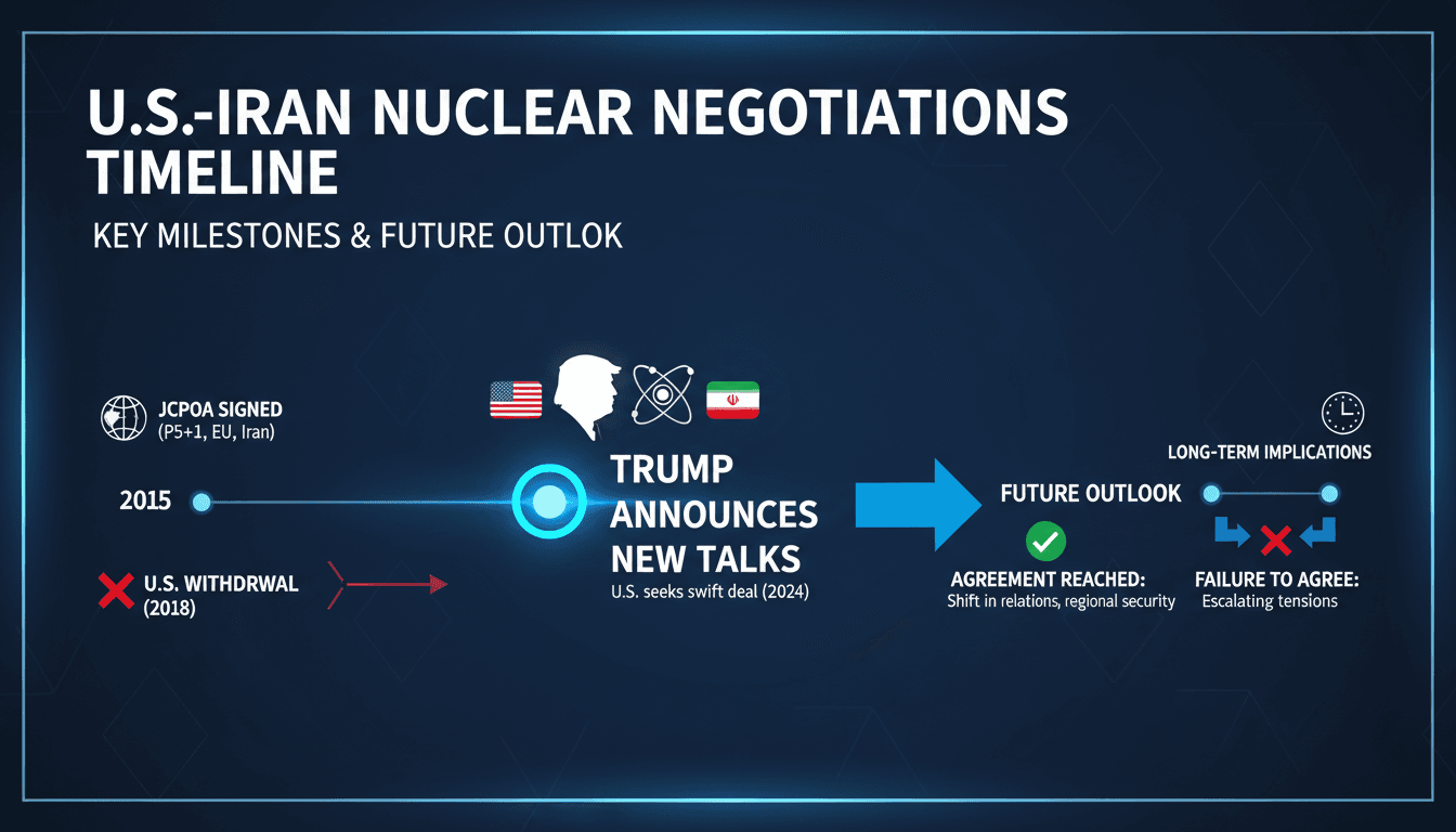 Trump Announces U.S. Intent to Negotiate Nuclear Agreement with Iran